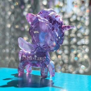 Tokidoki Glitter Star Unicorno Lite Shimmer Glitter Purple 2" Figure New w/ Box